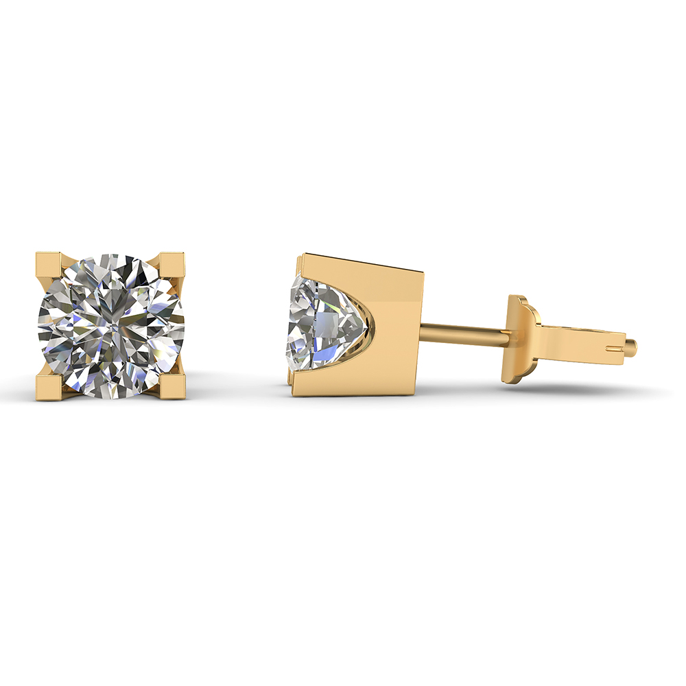 14 Karat Guld øreringe Fra Henrik ørsnes Design Med Diamanter 100 Carat Twsi