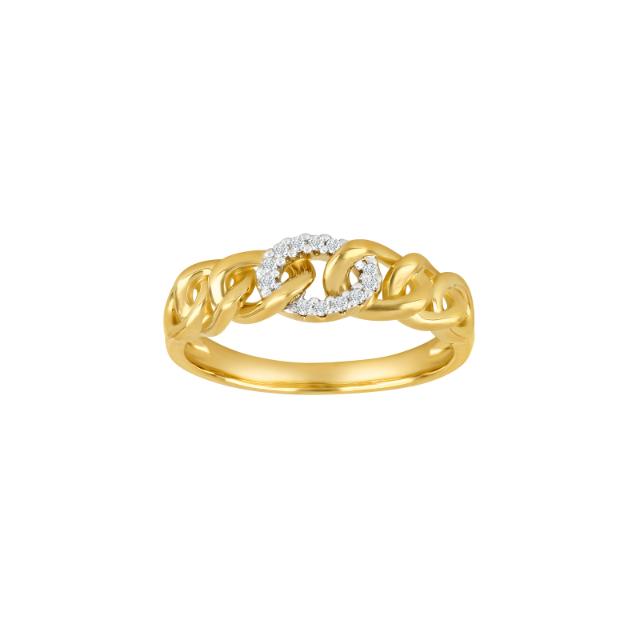 14 Karat Guld Ring Fra Nordahl Andersen Med Diamanter 005 Carat Wsi
