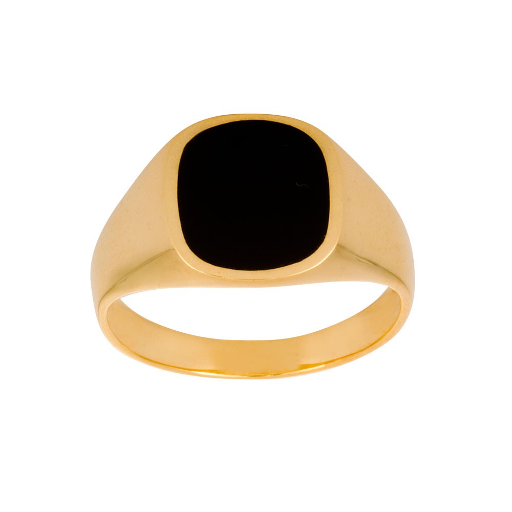 8 Karat Guld Herrering Fra Nordahl Andersen Med Onyx