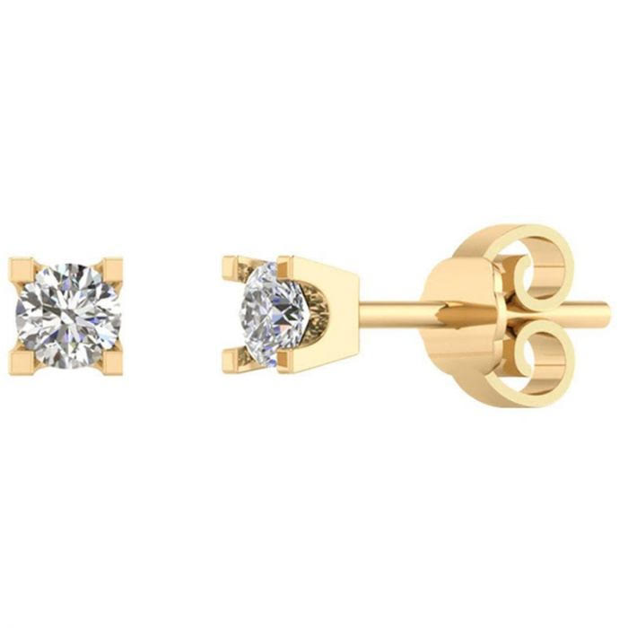 14 Karat Guld øreringe Fra Henrik ørsnes Design Med Brillanter 010 Carat Wsi