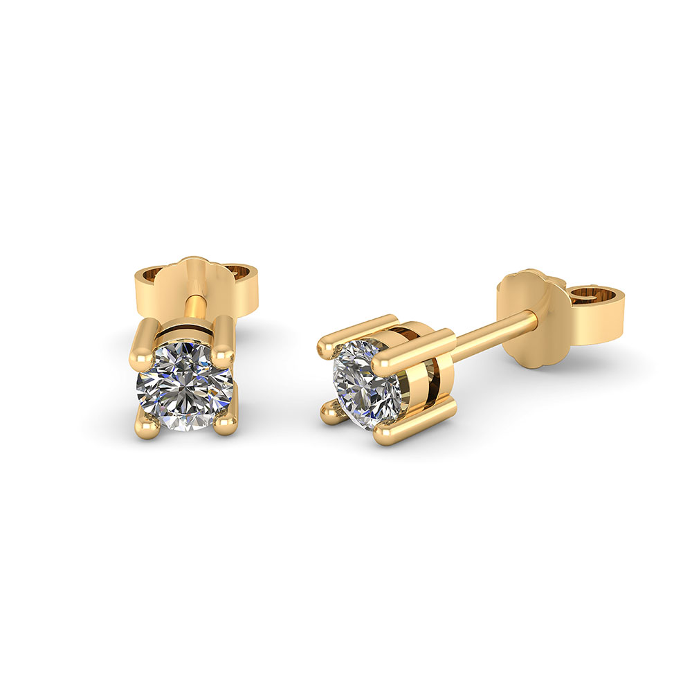 14 Karat Guld øreringe Fra Henrik ørsnes Design Med Brillanter 020 Carat Wsi