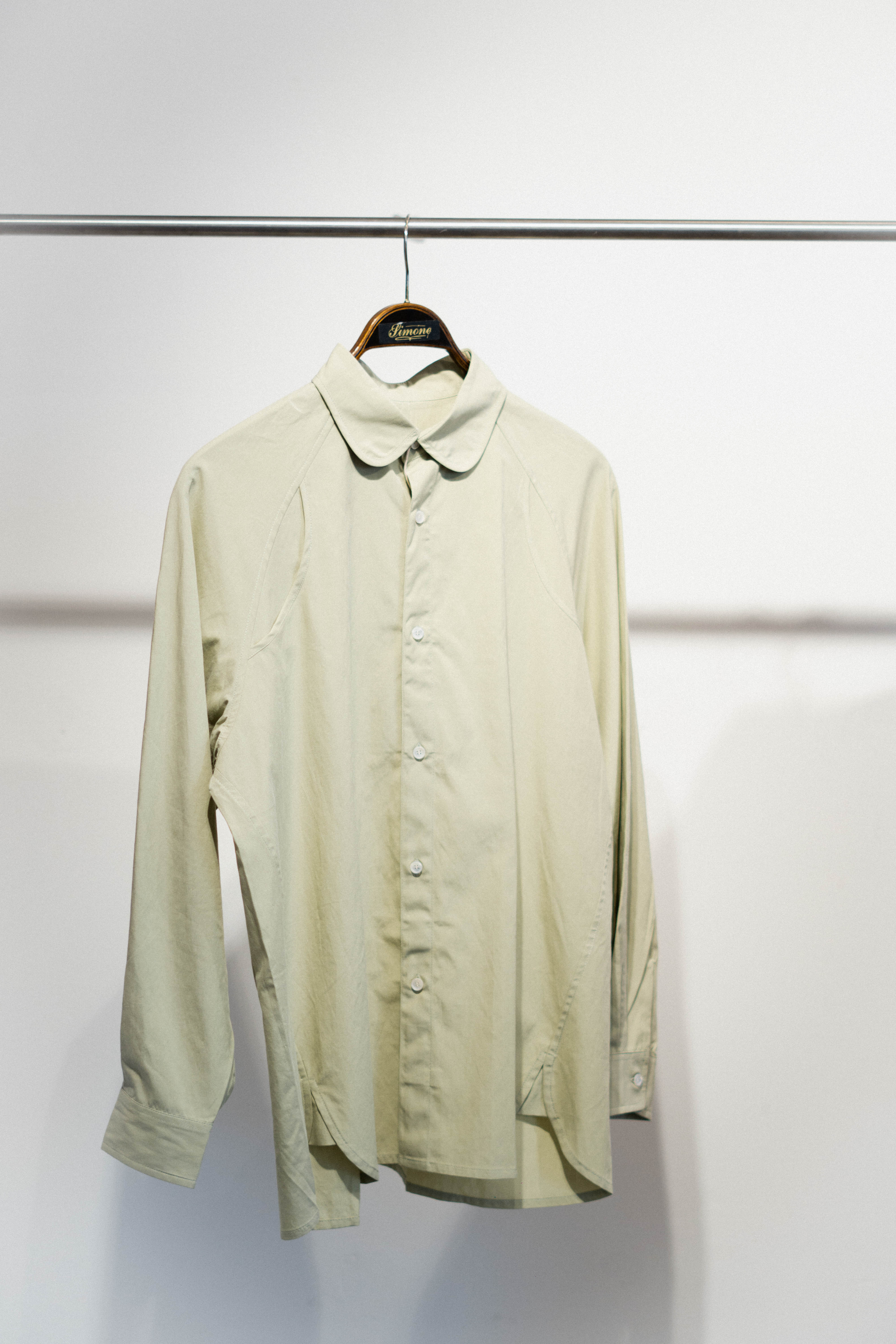 Raglan-sleeve Shirt Mint - X-small